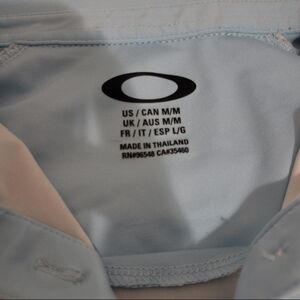 Oakley Light Blue and Light Pink Women's Top
